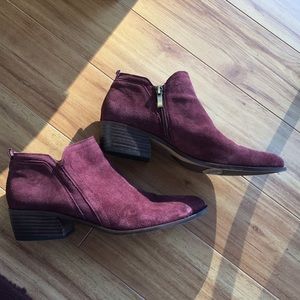 Cranberry Ankle Boots